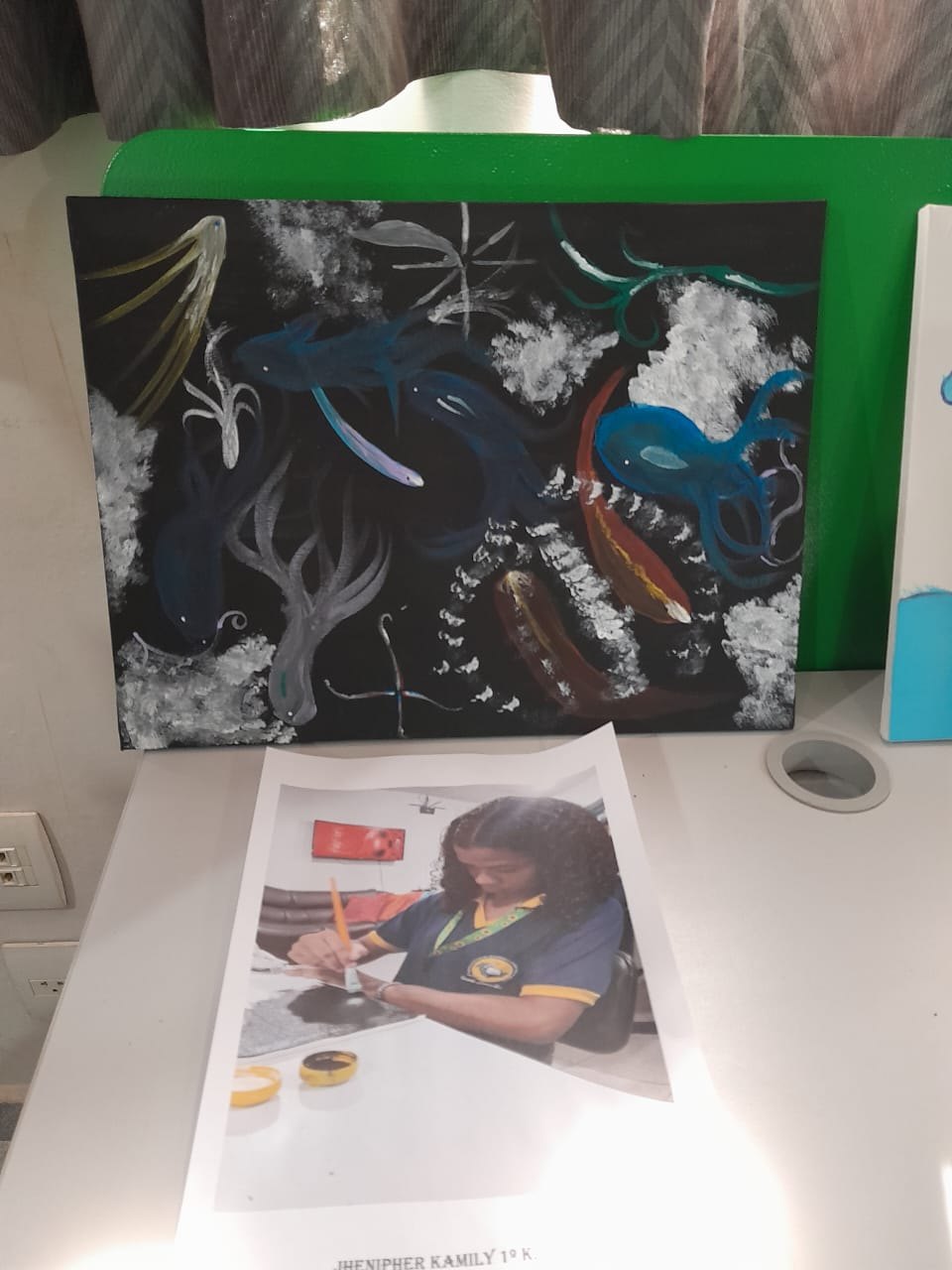 Exposição de artes marca Semana da Diversidade e Inclusão na Escola Eduardo Lima e Silva