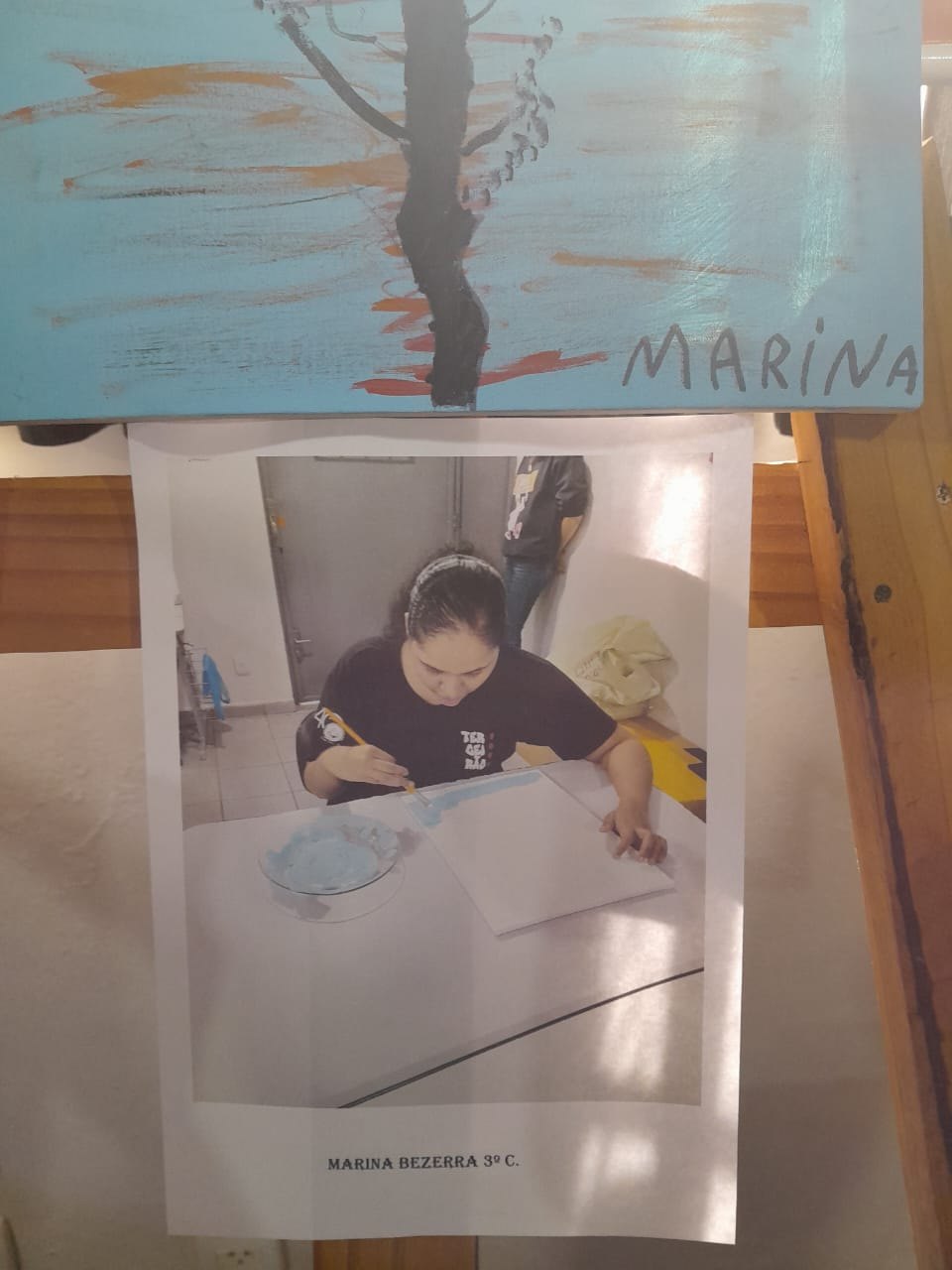 Exposição de artes marca Semana da Diversidade e Inclusão na Escola Eduardo Lima e Silva