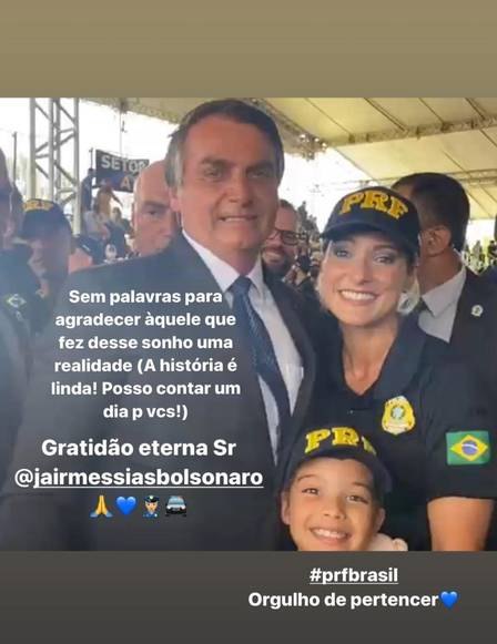 NOVO CARGO:  Ex-Loira do Tchan, Silmara Miranda vira policial rodoviária federal