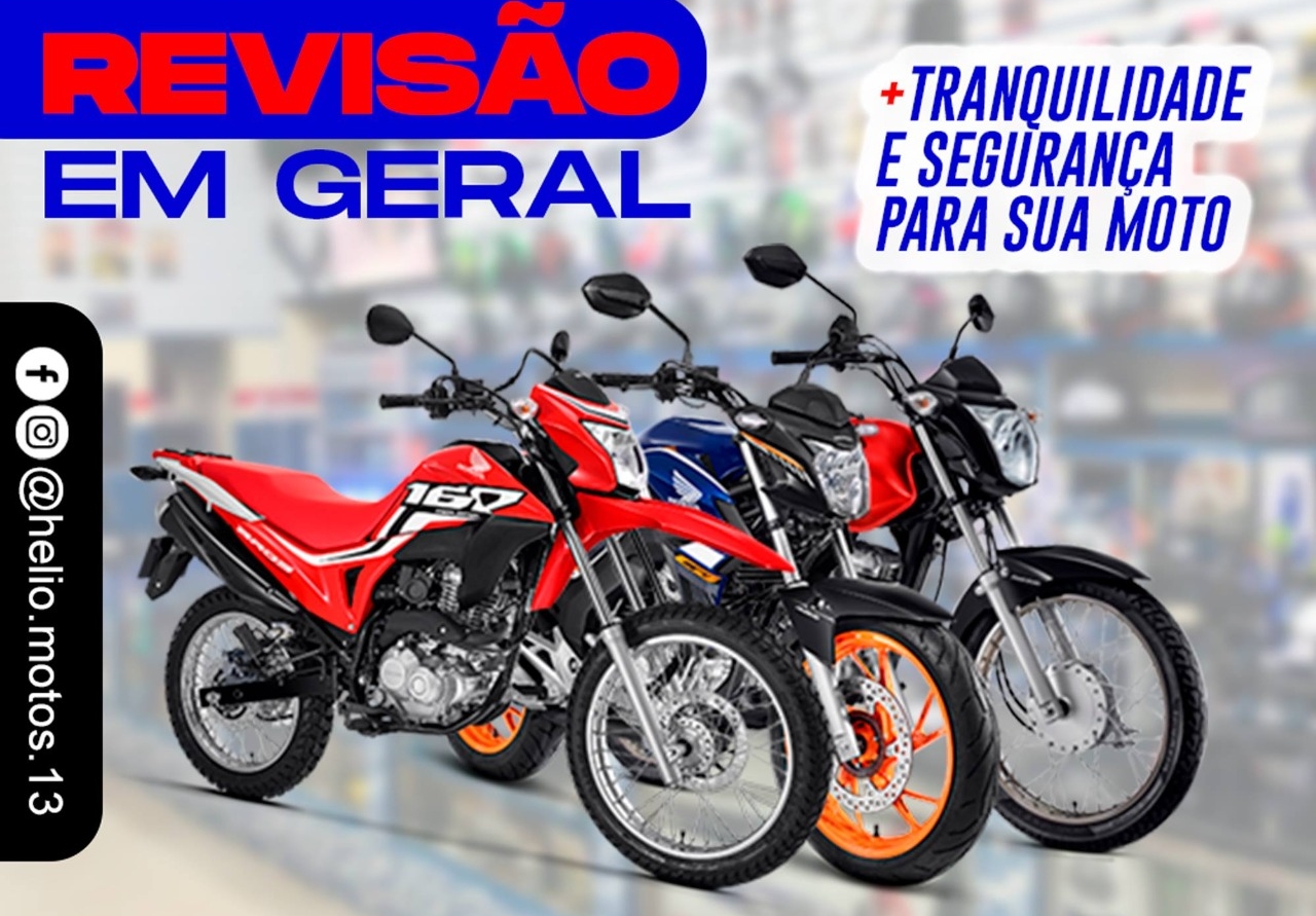 Confira as promoções exclusivas Hélio Motos