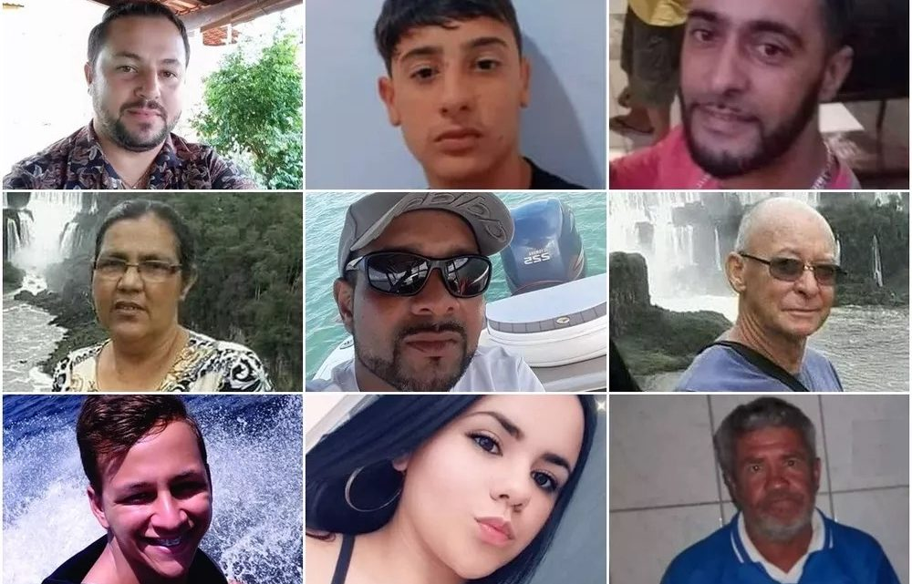 FAMÍLIA:Veja quem são os nove mortos identificados da queda do paredão de pedra