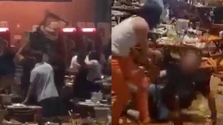 GENERALIZADA: Briga por ciúmes de mulheres dentro de banheiro de bar acaba em pancadaria 