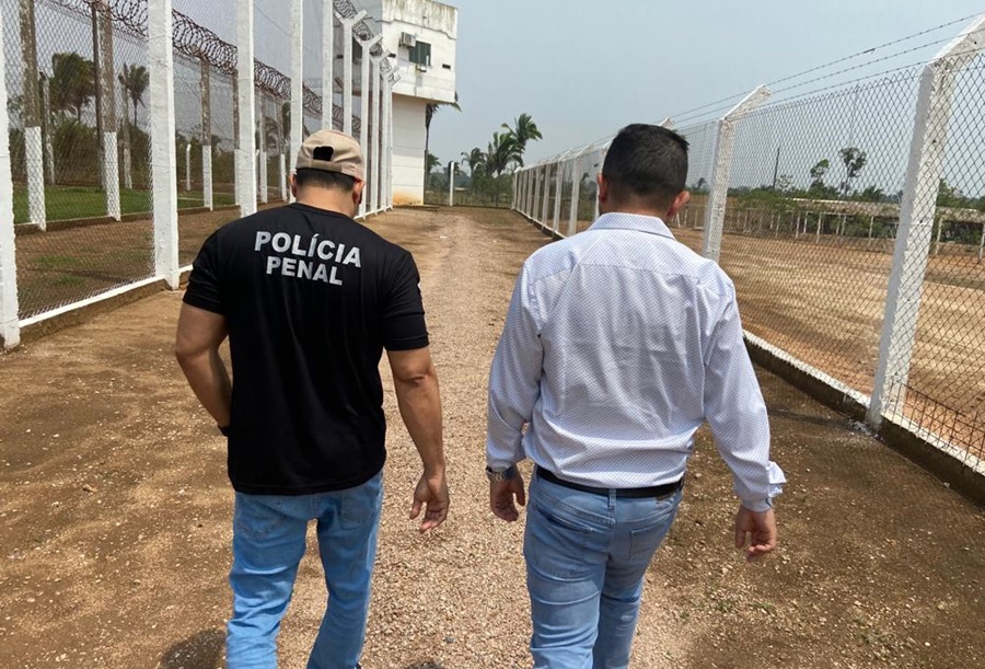 DEMANDAS: Deputado Jesuíno realiza fiscalização no Presídio Aruana em Porto Velho