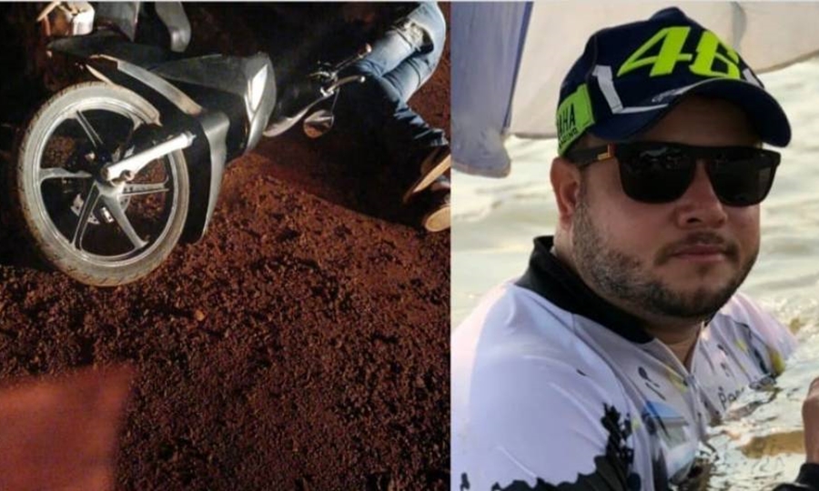 PERDEU O CONTROLE: Técnico em informática morre após cair de Biz ao passar em cratera