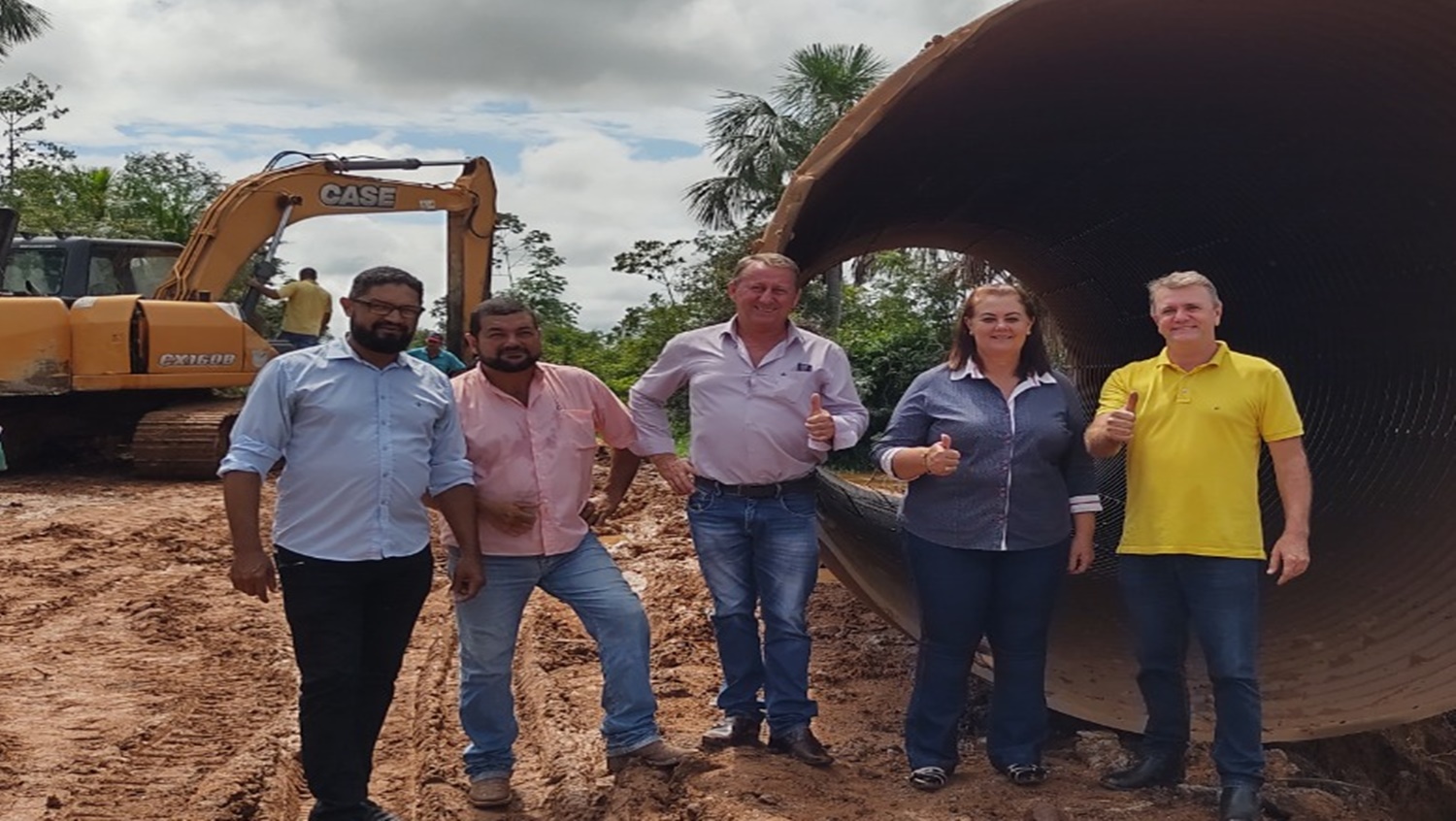 PIMENTEIRAS: DER atende dep. Luizinho Goebel na liberação de tubo armco para a linha 8