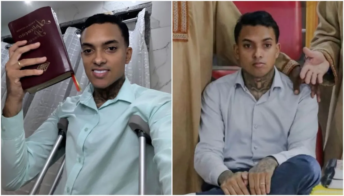 EVANGÉLICO: MC Brinquedo entra para igreja após largar carreira no funk: 'Só o começo'