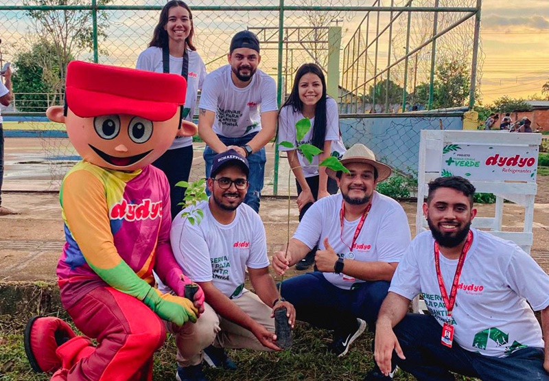 CONSCIENTIZAÇÃO: Dydyo celebrou Semana do Meio Ambiente com plantio de mudas de árvores