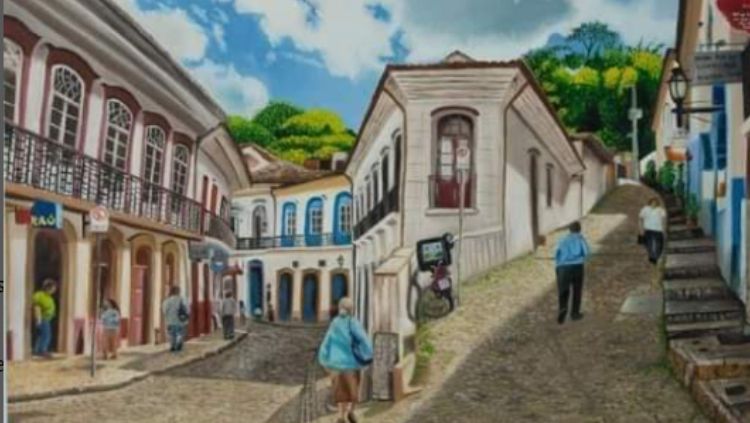 IVAN MARROCOS: Artistas plásticos de Nova Mamoré expõem obras na Casa de Cultura