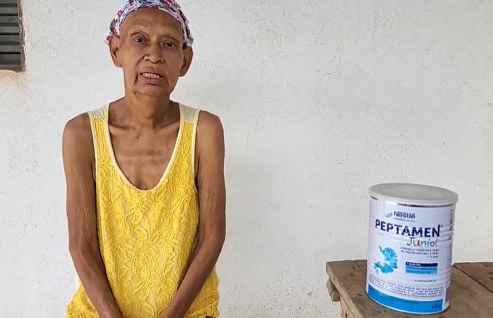 SOLIDARIEDADE: Mulher com câncer pede ajuda para comprar leite e frutas em Porto Velho