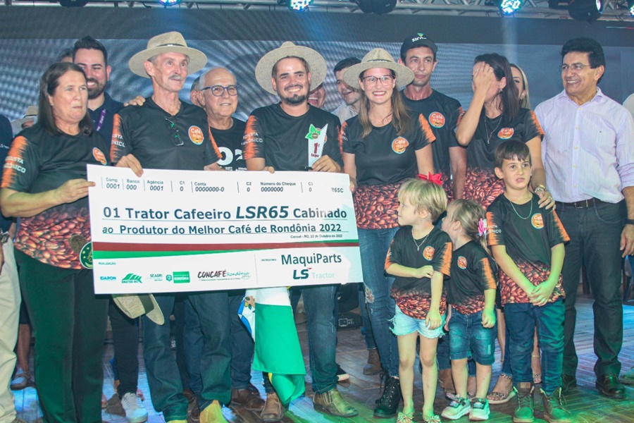 CAFÉ: Produtor de Cacoal vence o 7° Concafé em Rondônia
