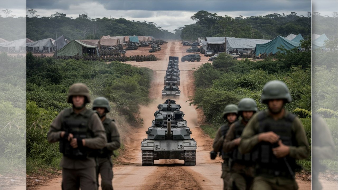 TENSÃO EM FRONTEIRA: Venezuela constrói pistas e acampamentos militares perto do Brasil 