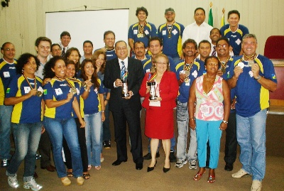 Servidores do TRT da 14ª são destaques na Olimpíada Nacional e recebem homenagens 