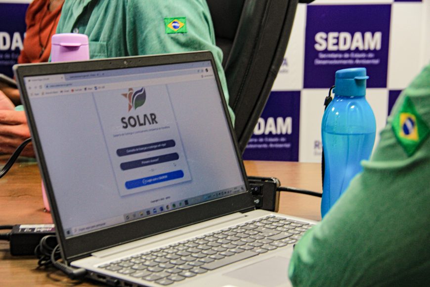 SOLAR: Feito cadastro dos responsáveis por Outorga e Licenciamento Ambiental