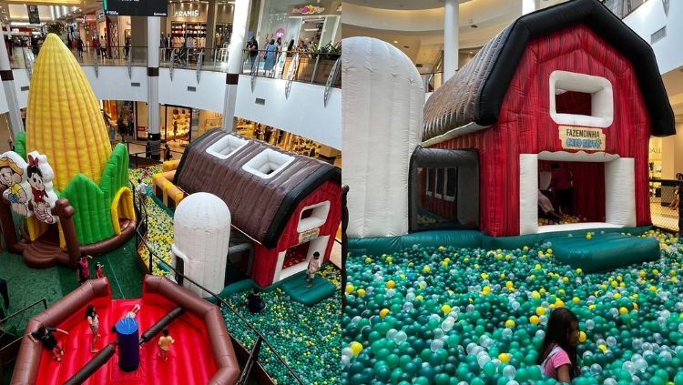 DIVERSÃO: Fazendinha do Chico Bento anima a criançada no Porto Velho Shopping