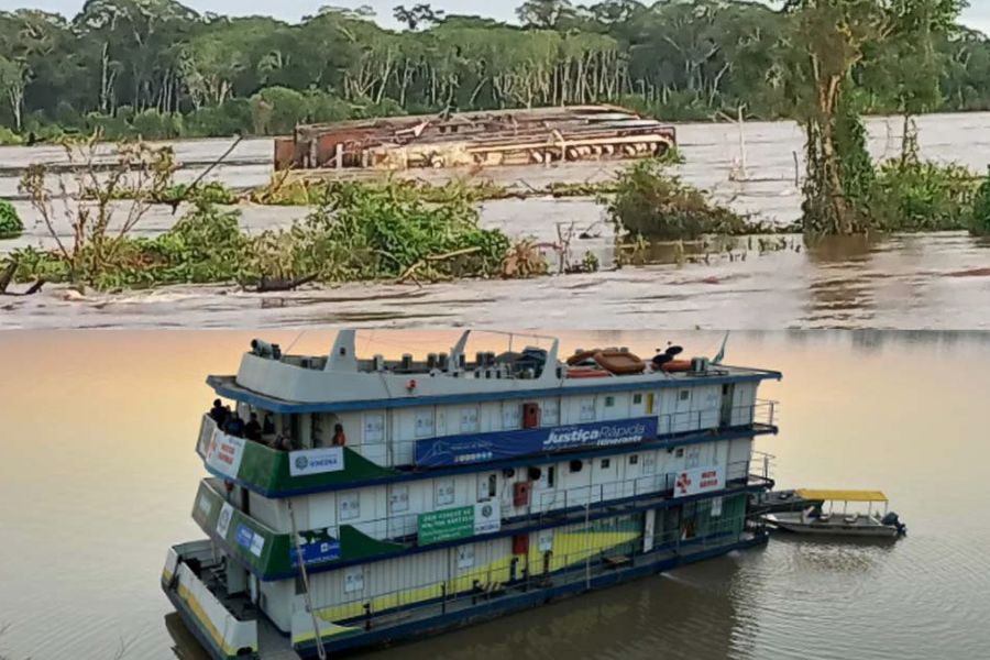 RECOMPENSA: Marcos Rocha diz que pretende reparar barco hospital e comprar um novo