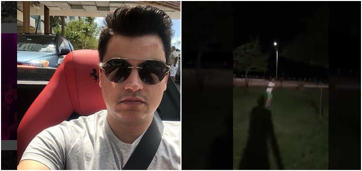 VÍDEO: Empresário se diverte disparando arma de fogo contra o caseiro e vídeo viraliza