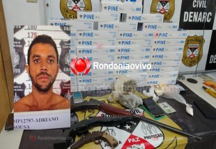 OPERAÇÃO: Denarc prende trio com drogas, armas e cigarros contrabandeados