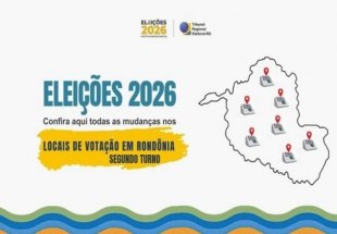 ELEIÇÕES 2026: Para o Segundo Turno em Rondônia apenas 3 locais de votação foram alterados