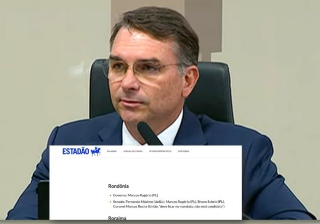 PREFERIDOS EM RO: Anotações de Flávio Bolsonaro destacam Marcos Rogério e 'rifa' Marcos Rocha