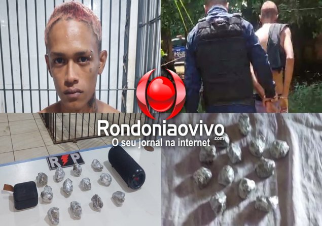 ACUSADO DE TRÁFICO: 'RS do CV' é preso pela equipe do sargento Machado - VIDEO