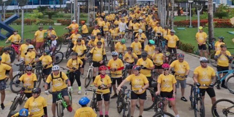 MAIO AMARELO: Ciclotour Pela Vida transforma ruas de PVH em circuito de conscientização