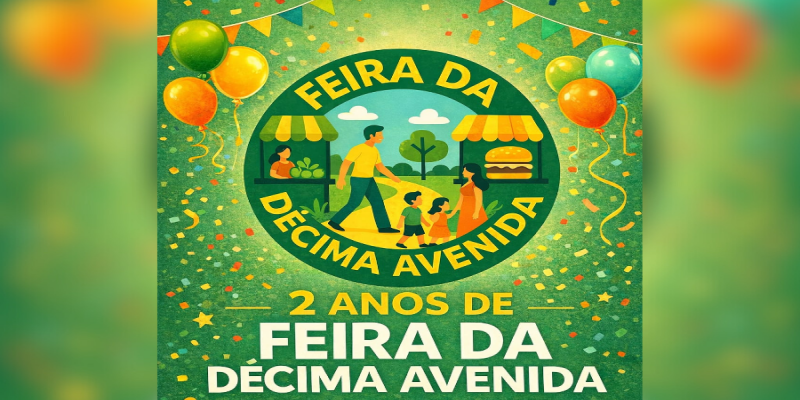 BOLO DE DOIS METROS: Feira da Décima Avenida celebra dois anos com festa