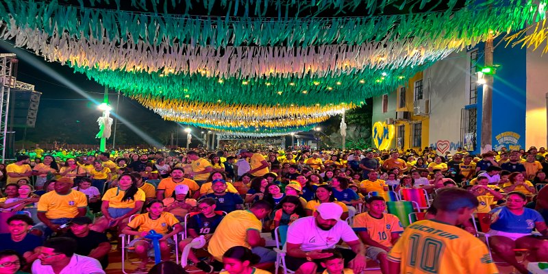 É HOJE!: Rua do Hexa recebe torcida para jogo do Brasil na Copa do Mundo