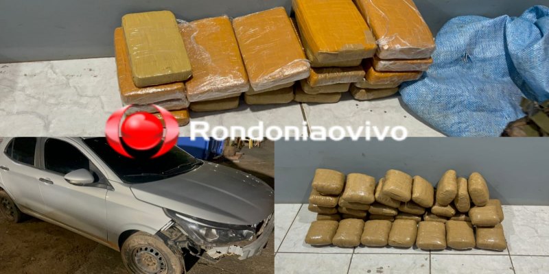 TRÁFICO: PRF apreende mais de 50 kg de skunk na BR-364; criminosos fogem