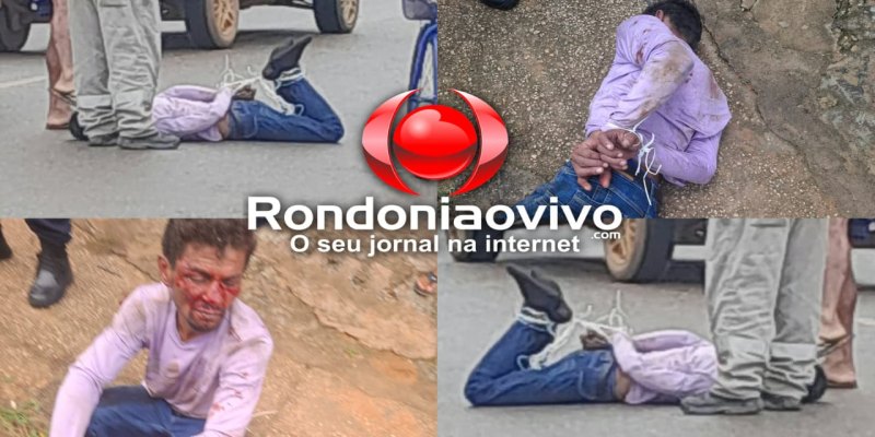 LEVOU PEIA: Acusado de furtar bicicleta é amarrado e espancado por populares